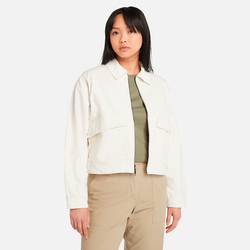 Timberland Women Clothing-Womens Strafford Washed Canvas Jacket- TB0A5VJ7CM9-timberland pro work boots