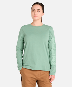 Timberland Timberland PRO® Women’s Workwear-Womens Timberland PRO® Core Long-Sleeve T-Shirt- TB0A6D8JEC6-timberland steel toe shoes