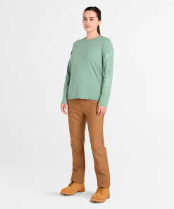 Timberland Timberland PRO® Women’s Workwear-Womens Timberland PRO® Core Long-Sleeve T-Shirt- TB0A6D8JEC6-timberland steel toe shoes 2