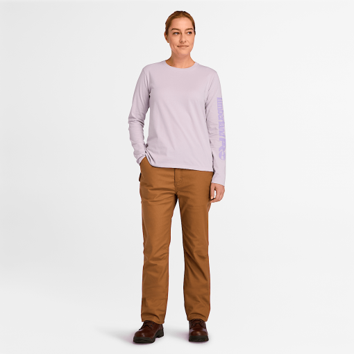 Timberland Timberland PRO® Women's Workwear-Womens Timberland PRO® Core Long-Sleeve T-Shirt- TB0A6D8JEG3-steel cap timberlands - Image 2