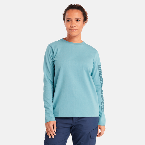 Timberland Timberland PRO® Women's Workwear-Womens Timberland PRO® Core Long-Sleeve T-Shirt- TB0A6D8JDR5-black timberland boots