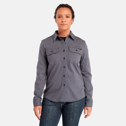 Timberland Timberland PRO® Women's Workwear-Womens Timberland PRO® Cotton Core Flame-Resistant Shirt- TB0A6DG3003-timberland earthkeepers