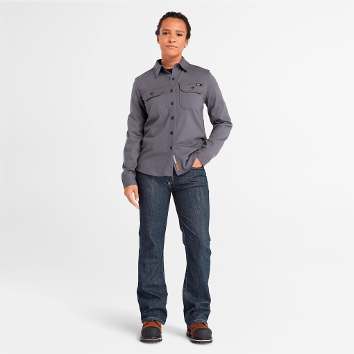 Timberland Timberland PRO® Women's Workwear-Womens Timberland PRO® Cotton Core Flame-Resistant Shirt- TB0A6DG3003-timberland earthkeepers - Image 2