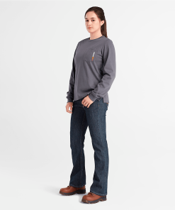 Timberland Timberland PRO® Women’s Workwear-Womens Timberland PRO® Grit-N-Grind Flame-Resistant Flex Denim Work Jeans- TB0A6DEUAW9-timberland work boots for men 2