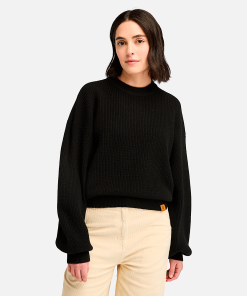 Timberland Women Clothing-Womens Wool Blend Crew Sweater- TB0A5ZNF001-timberland boots for females