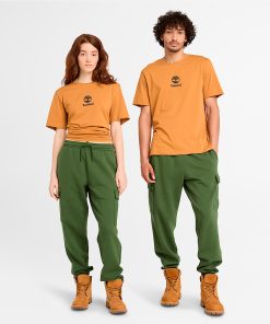 Timberland Featured Collections All Gender Collection-Woven Badge Cargo Sweatpant- TB0A6WQJEIN-timberland loafers