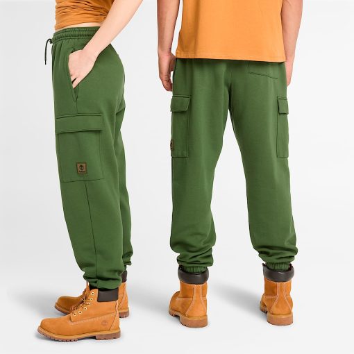 Timberland Featured Collections All Gender Collection-Woven Badge Cargo Sweatpant- TB0A6WQJEIN-timberland loafers - Image 2