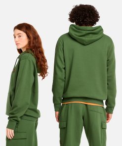 Timberland Men Clothing-Woven Badge Hoodie- TB0A5RD2EIN-timberland urban hiking shoes 2