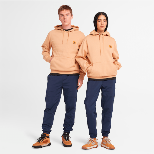 Timberland Featured Collections All Gender Collection-Woven Badge Hoodie- TB0A5RD2EH3-timberland field boots