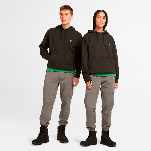 Timberland Featured Collections All Gender Collection-Woven Badge Hoodie- TB0A5RD2001-timberland urban hiking shoes