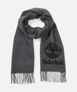 Timberland Men Accessories-Yarn Dye Scarf With Printed Logo- TB0A616X010-timberland shoes for men 2