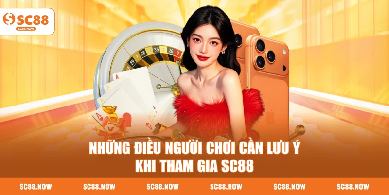 Những Điều Người Chơi Cần Lưu Ý Khi Tham Gia SC88